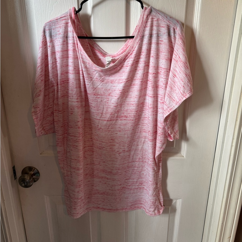 Bella Canvas Pink Heathered Short Sleeve Tee